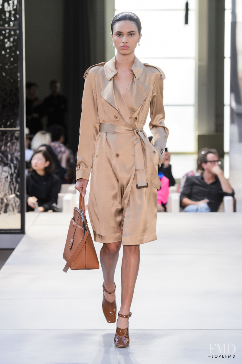 Aira Ferreira featured in  the Burberry fashion show for Spring/Summer 2019