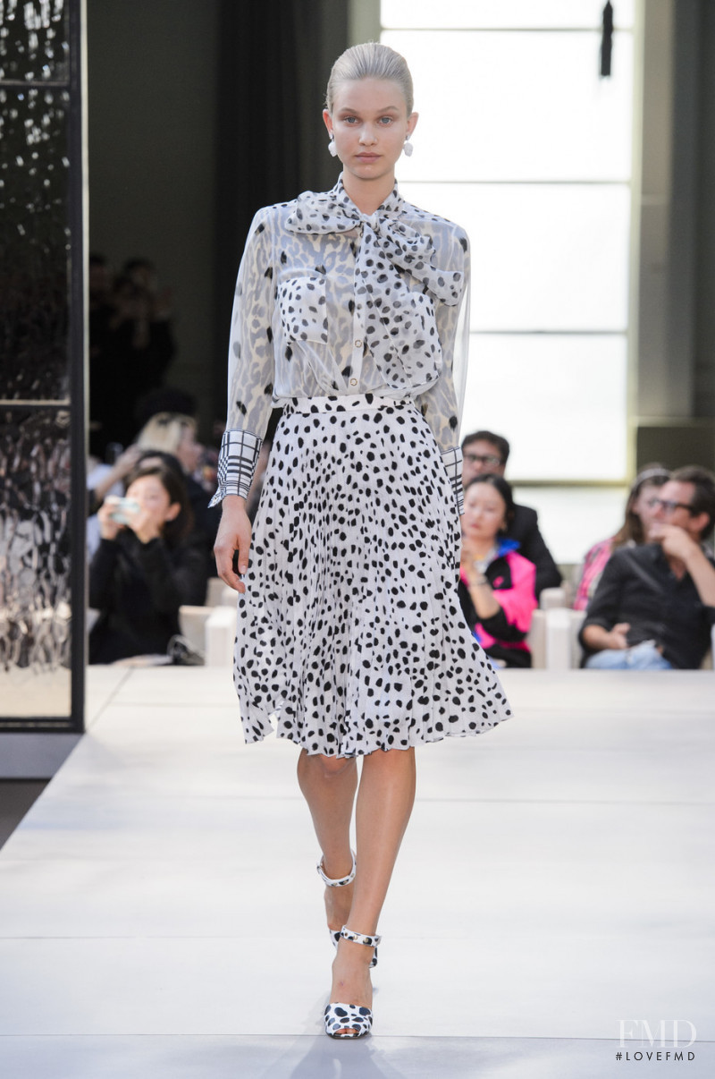 Lotta Kaijarvi featured in  the Burberry fashion show for Spring/Summer 2019