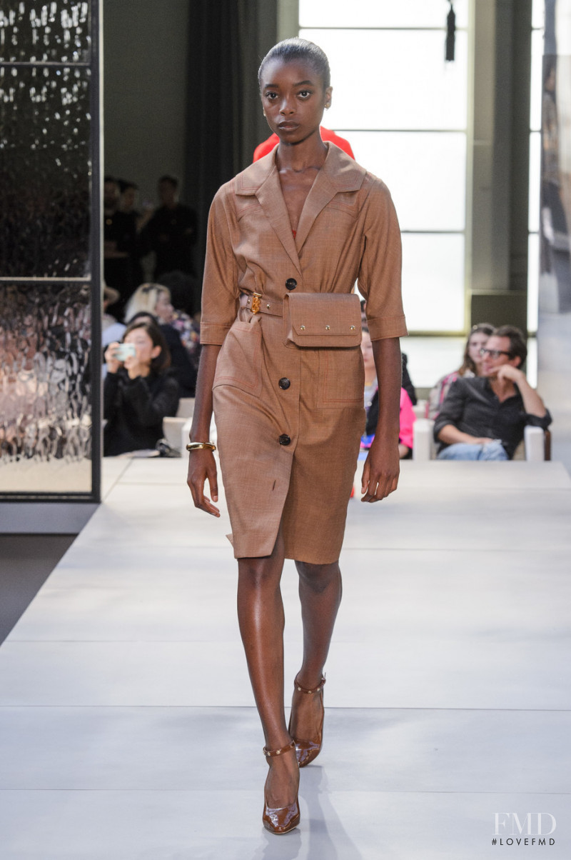 Olivia Anakwe featured in  the Burberry fashion show for Spring/Summer 2019