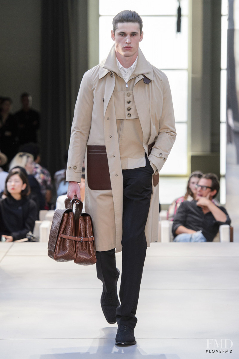 Victor Perr featured in  the Burberry fashion show for Spring/Summer 2019