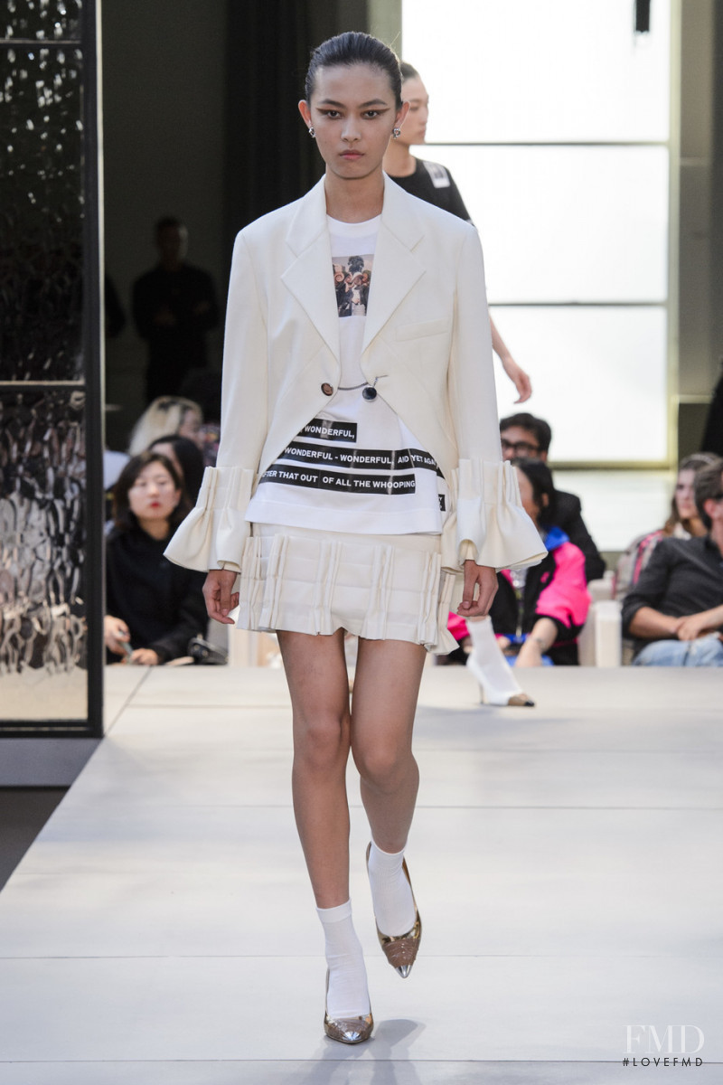 Jia Li Zhao featured in  the Burberry fashion show for Spring/Summer 2019