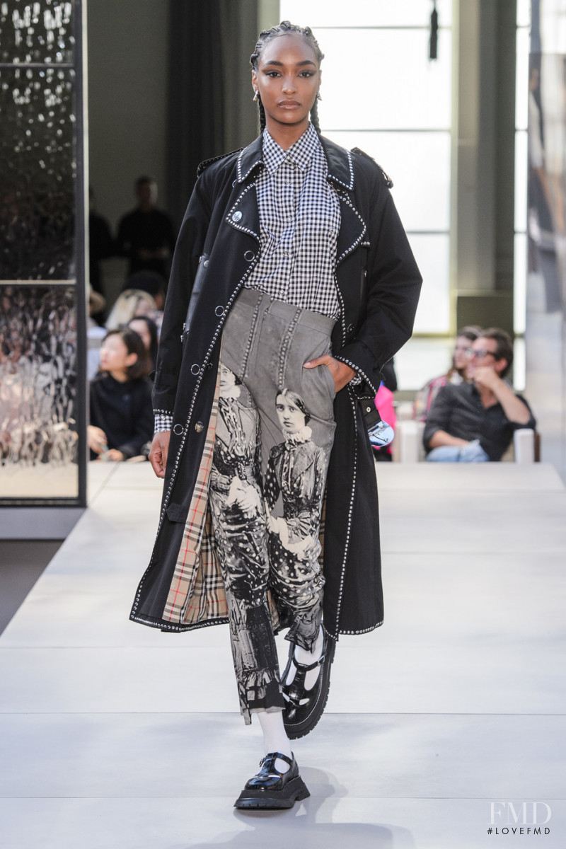 Jourdan Dunn featured in  the Burberry fashion show for Spring/Summer 2019