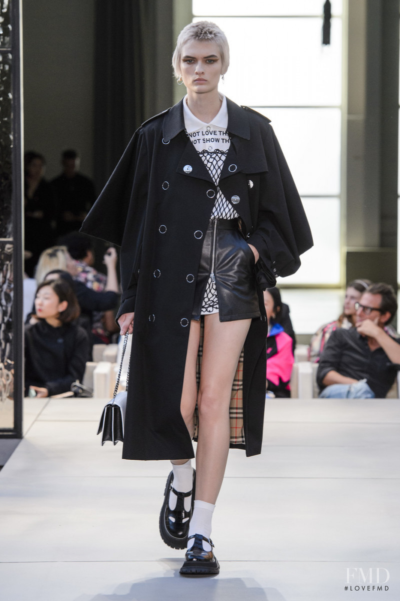 Lara Mullen featured in  the Burberry fashion show for Spring/Summer 2019