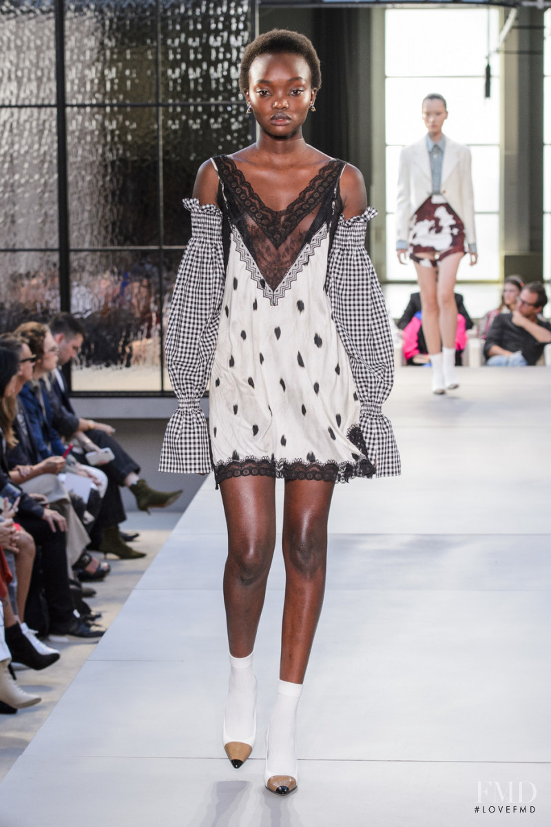 Yacine Diop featured in  the Burberry fashion show for Spring/Summer 2019