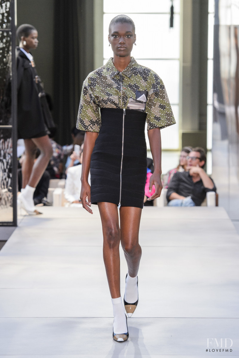 Naki Depass featured in  the Burberry fashion show for Spring/Summer 2019