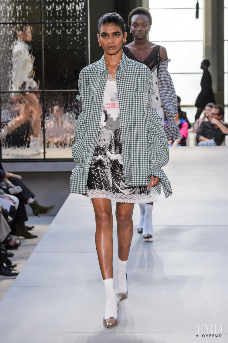 Radhika Nair featured in  the Burberry fashion show for Spring/Summer 2019