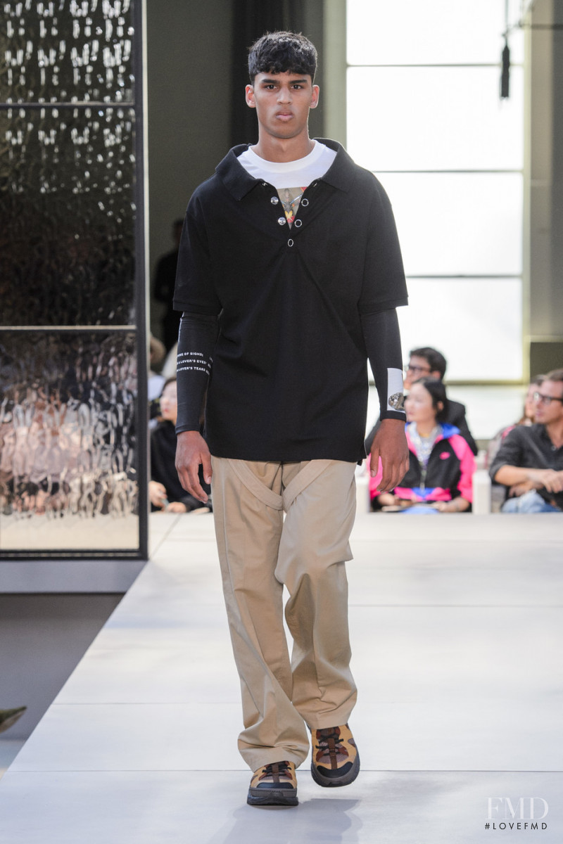 Keone Pillay featured in  the Burberry fashion show for Spring/Summer 2019