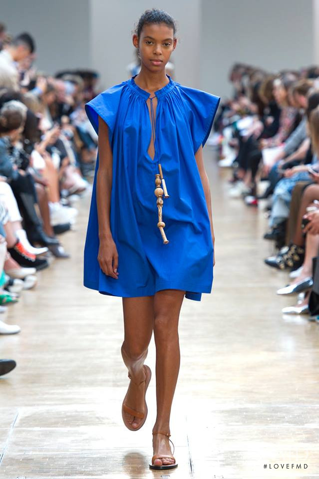 Alyssa Traore featured in  the Ports 1961 fashion show for Spring/Summer 2019
