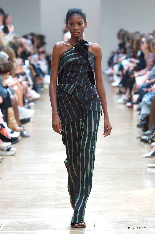 Elibeidy Dani featured in  the Ports 1961 fashion show for Spring/Summer 2019