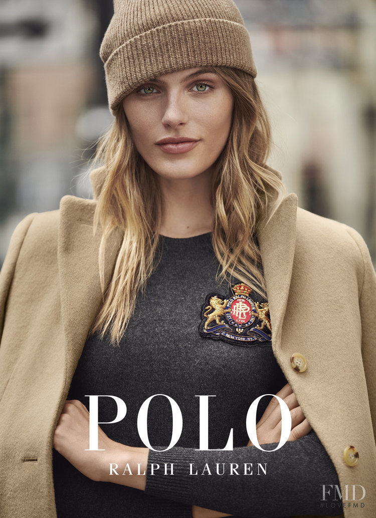 Madison Headrick featured in  the Polo Ralph Lauren advertisement for Autumn/Winter 2018