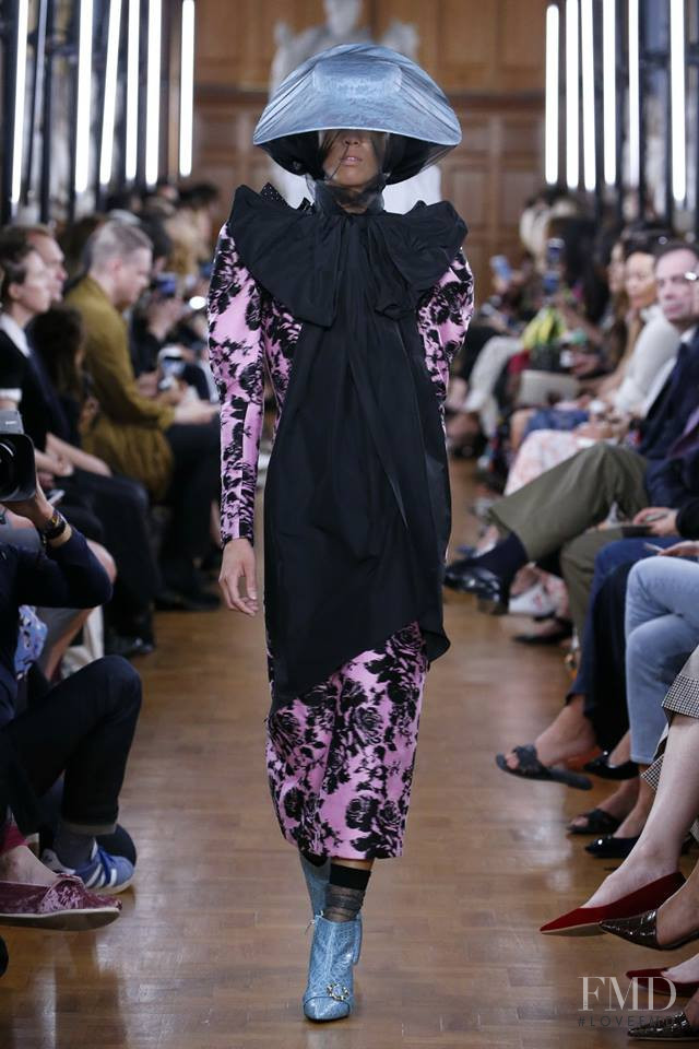 Dara Allen featured in  the Erdem fashion show for Spring/Summer 2019