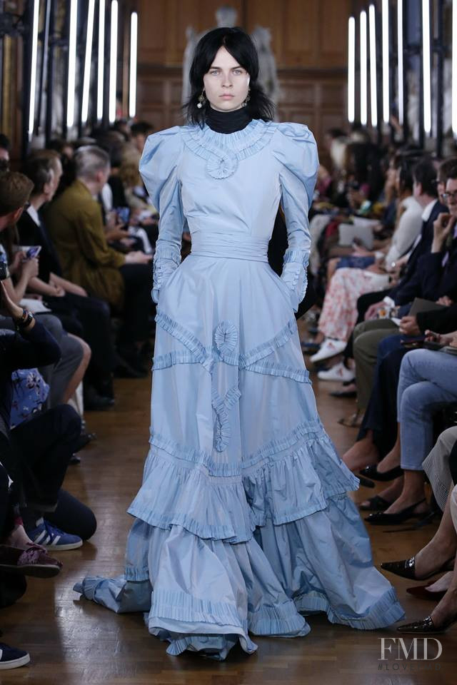 Willy Morsch featured in  the Erdem fashion show for Spring/Summer 2019