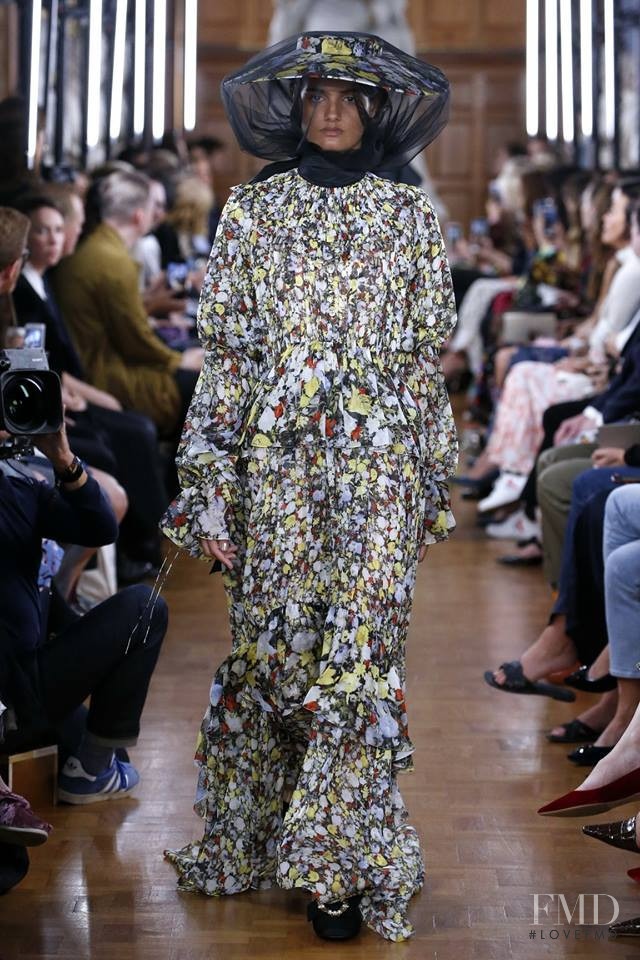 Dipti Sharma featured in  the Erdem fashion show for Spring/Summer 2019
