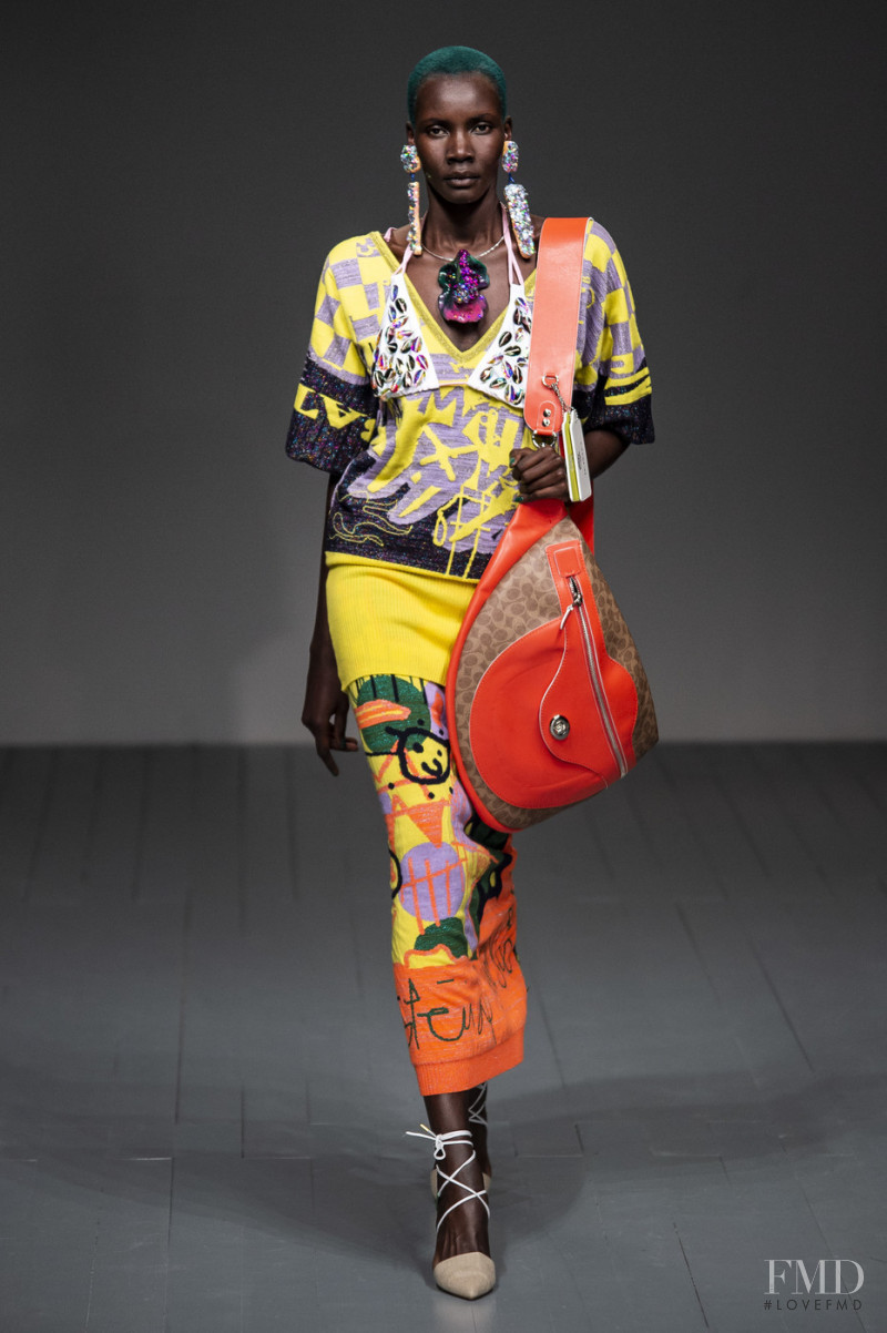 Tricia Akello featured in  the Matty Bovan fashion show for Spring/Summer 2019