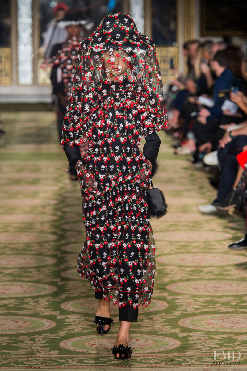 Ling Ling Chen featured in  the Simone Rocha fashion show for Spring/Summer 2019