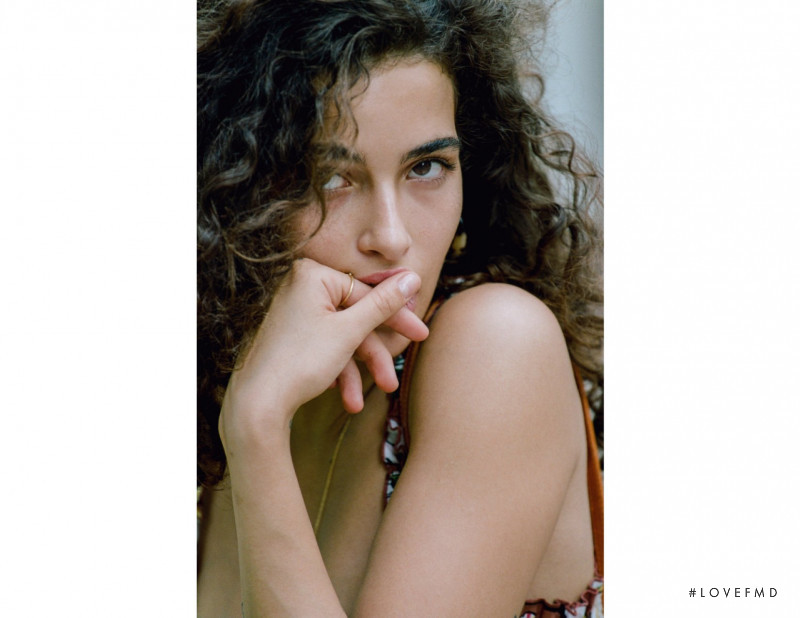 Chiara Scelsi featured in  the Faithfull The Brand advertisement for Fall 2018