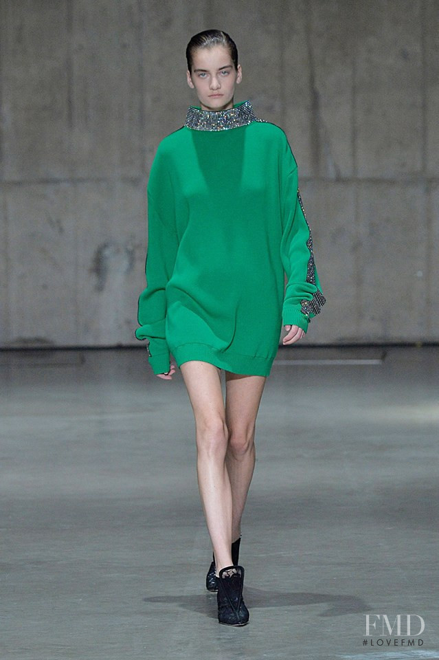 Alina Bolotina featured in  the Christopher Kane fashion show for Spring/Summer 2019