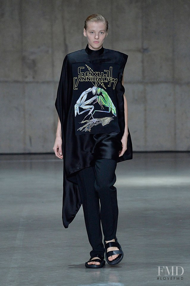 Lera Koss featured in  the Christopher Kane fashion show for Spring/Summer 2019