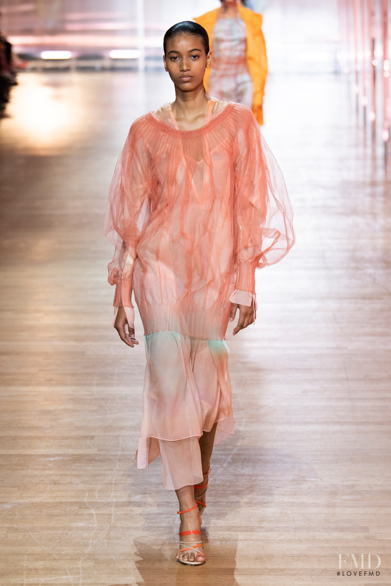 Manuela Sanchez featured in  the Poiret fashion show for Spring/Summer 2019