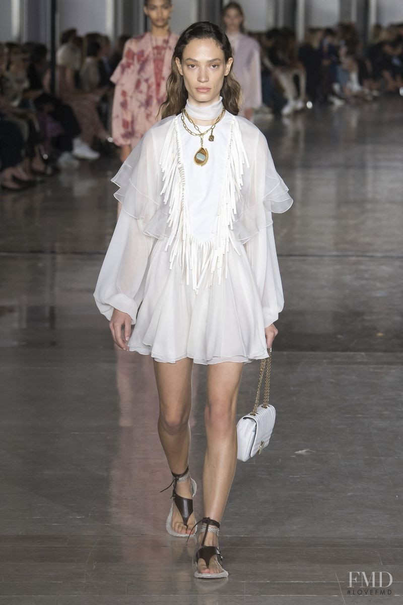 Sophie Koella featured in  the Giambattista Valli fashion show for Spring/Summer 2019