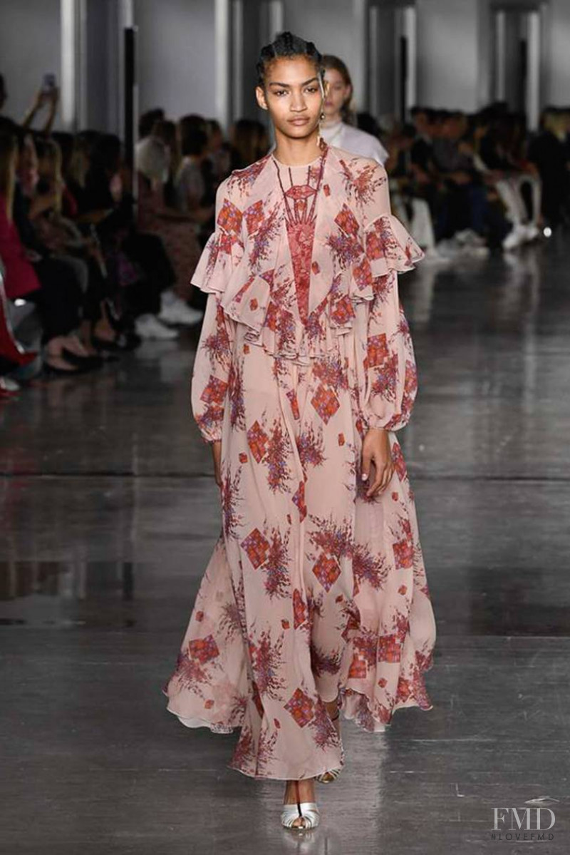 Anyelina Rosa featured in  the Giambattista Valli fashion show for Spring/Summer 2019