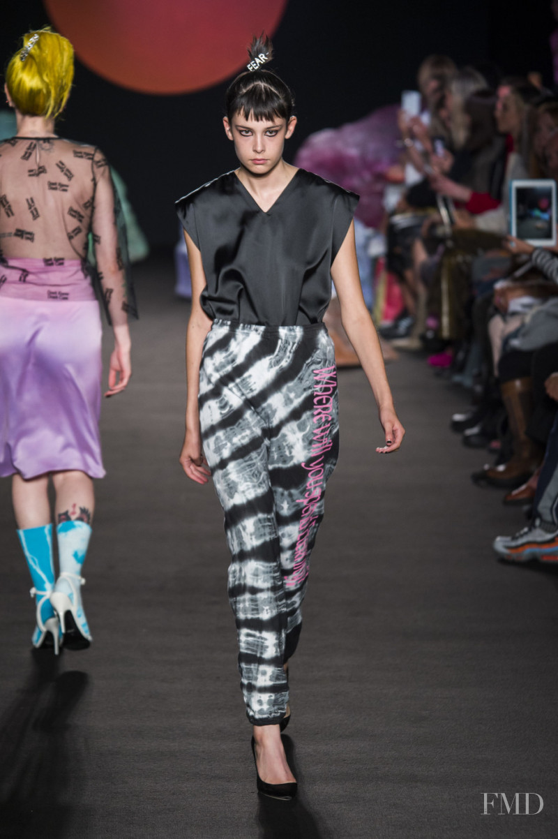 Georgie Somerville featured in  the Ashley Williams fashion show for Spring/Summer 2019