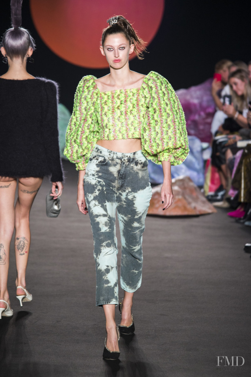 Amber Witcomb featured in  the Ashley Williams fashion show for Spring/Summer 2019