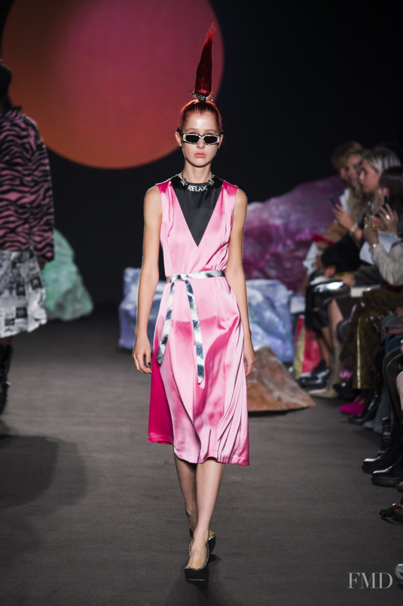 Anouk Montfoort featured in  the Ashley Williams fashion show for Spring/Summer 2019