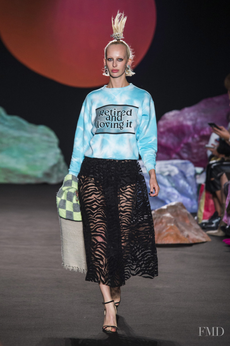 Lili Sumner featured in  the Ashley Williams fashion show for Spring/Summer 2019