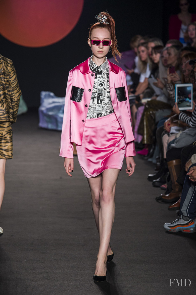 Martina Lew featured in  the Ashley Williams fashion show for Spring/Summer 2019