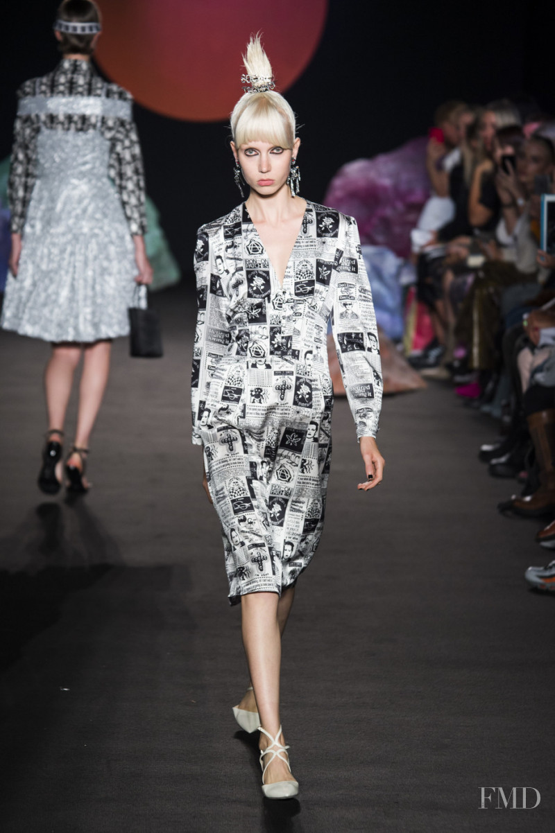 Cheyenne Keuben featured in  the Ashley Williams fashion show for Spring/Summer 2019