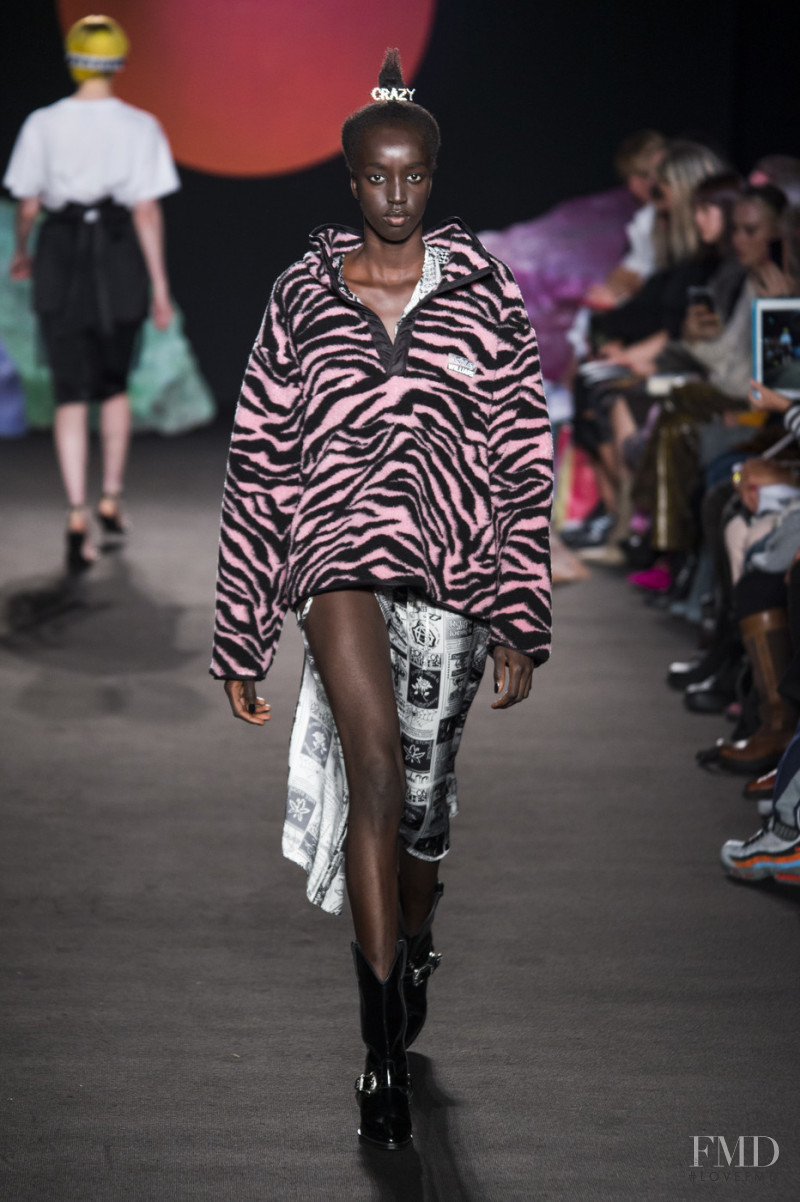 Niko Riam featured in  the Ashley Williams fashion show for Spring/Summer 2019