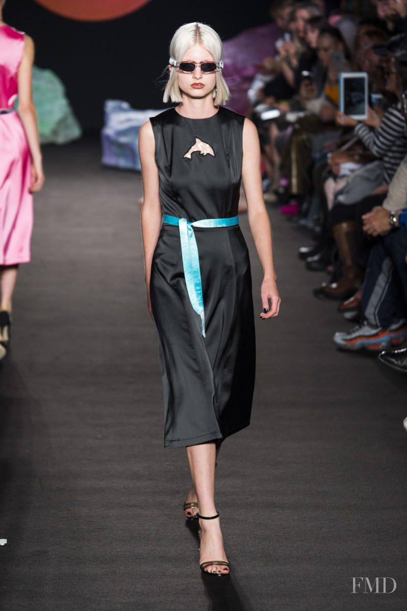 Kristin Soley Drab featured in  the Ashley Williams fashion show for Spring/Summer 2019