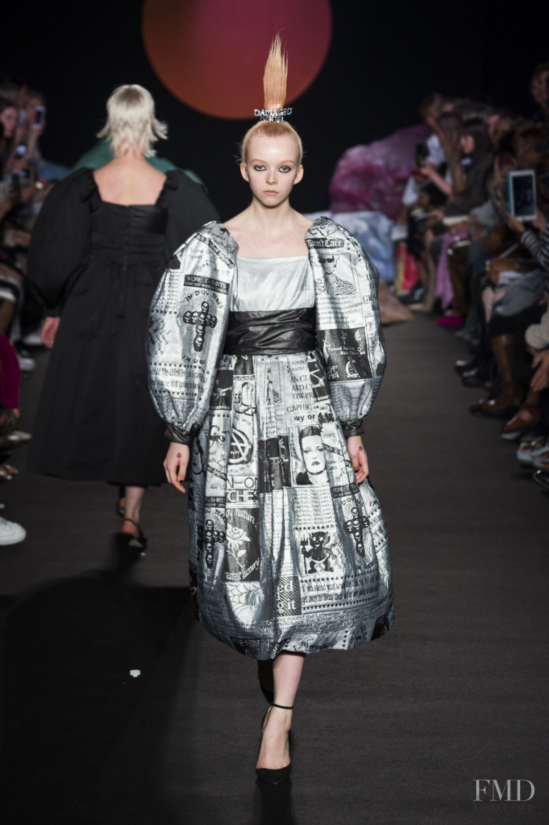 Lily Nova featured in  the Ashley Williams fashion show for Spring/Summer 2019