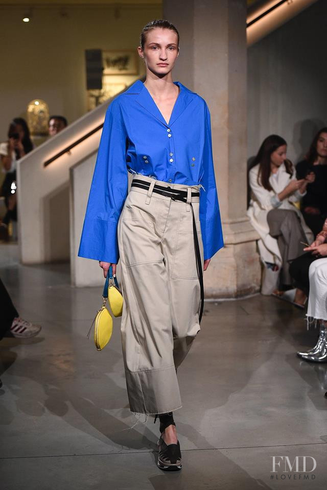 Merle Gerhardy featured in  the Eudon Choi fashion show for Spring/Summer 2019