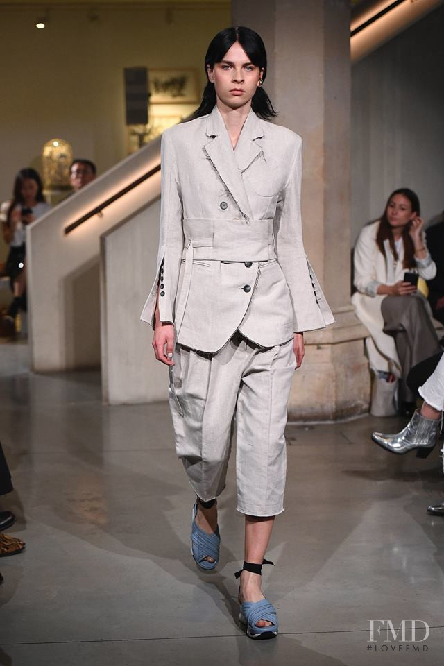 Willy Morsch featured in  the Eudon Choi fashion show for Spring/Summer 2019