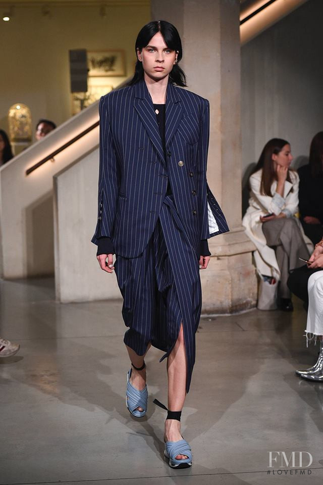 Willy Morsch featured in  the Eudon Choi fashion show for Spring/Summer 2019