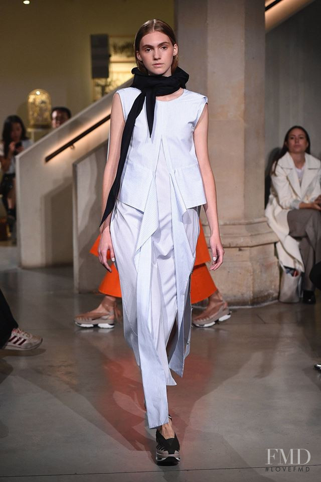 Laura Marie Johnsen featured in  the Eudon Choi fashion show for Spring/Summer 2019