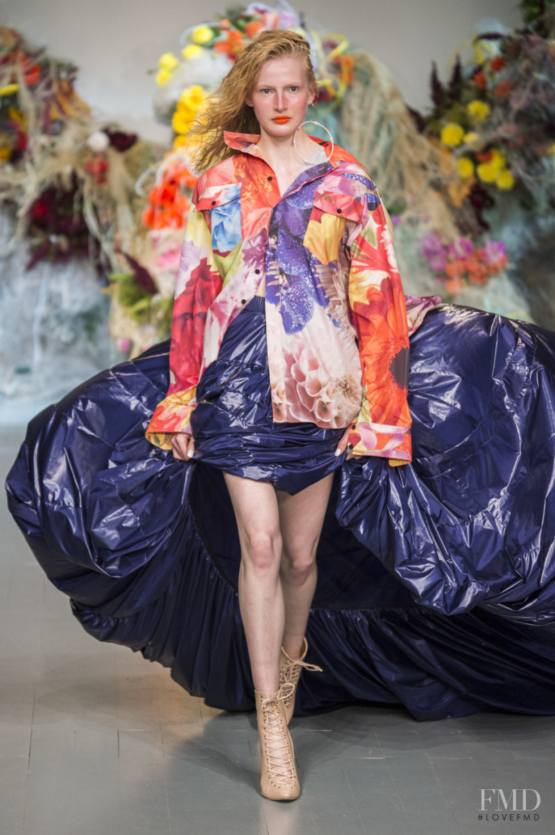 Leah Rodl featured in  the Fyodor Golan fashion show for Spring/Summer 2019