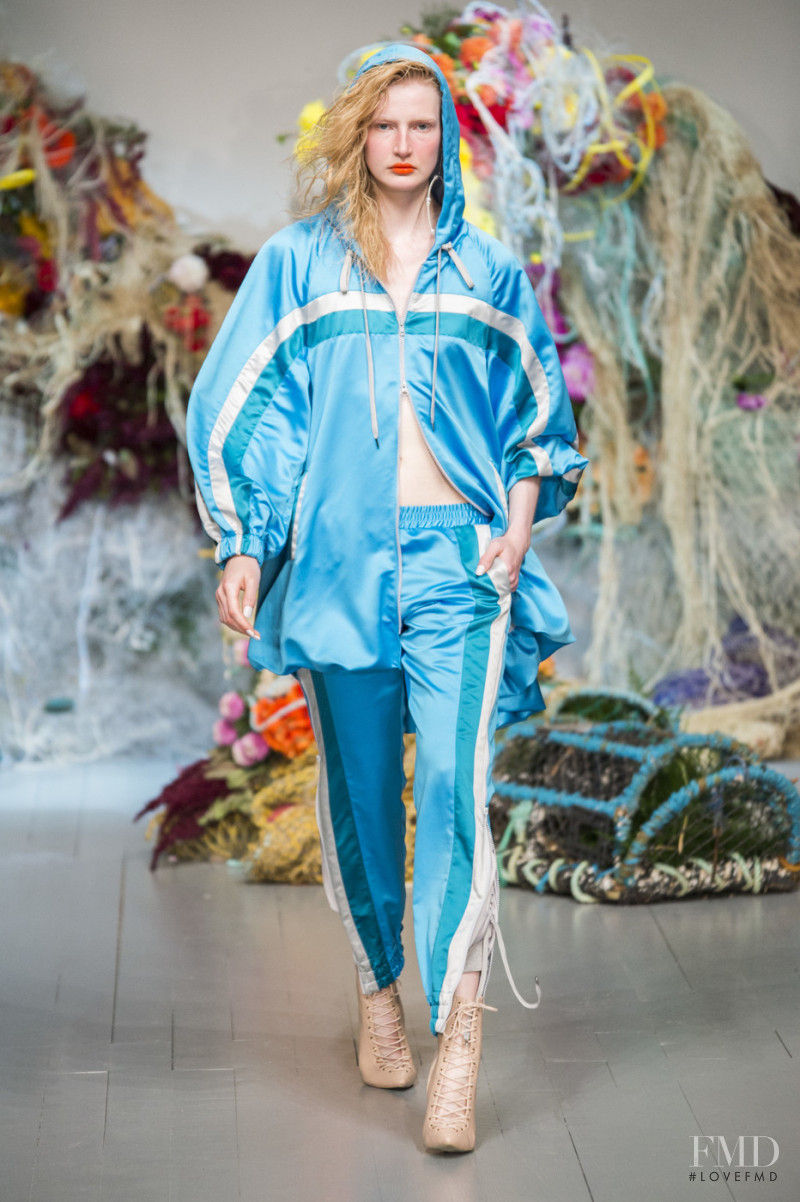 Leah Rodl featured in  the Fyodor Golan fashion show for Spring/Summer 2019