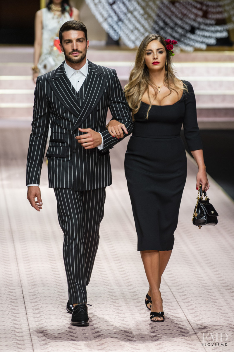 Mariano di Vaio featured in  the Dolce & Gabbana fashion show for Spring/Summer 2019
