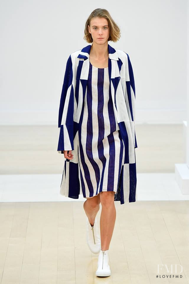 Phillipa Hemphrey featured in  the Jasper Conran fashion show for Spring/Summer 2019