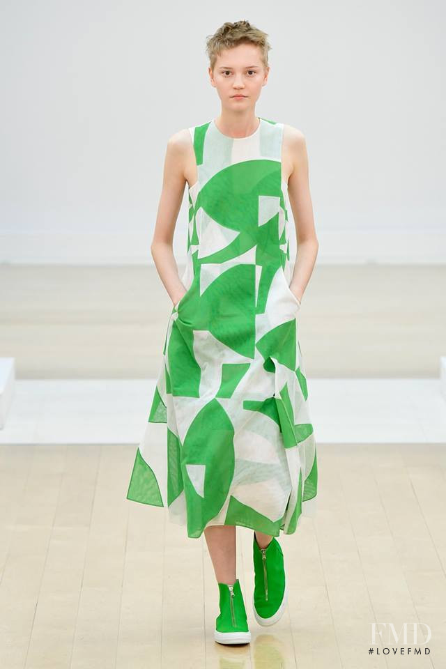 Lina Hoss featured in  the Jasper Conran fashion show for Spring/Summer 2019