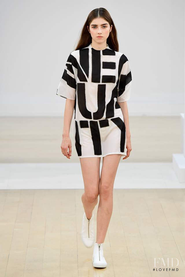 Jay Jankowska featured in  the Jasper Conran fashion show for Spring/Summer 2019