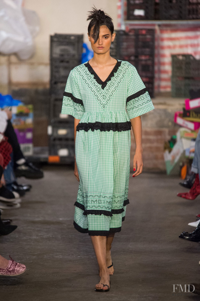 Dipti Sharma featured in  the Molly Goddard fashion show for Spring/Summer 2019