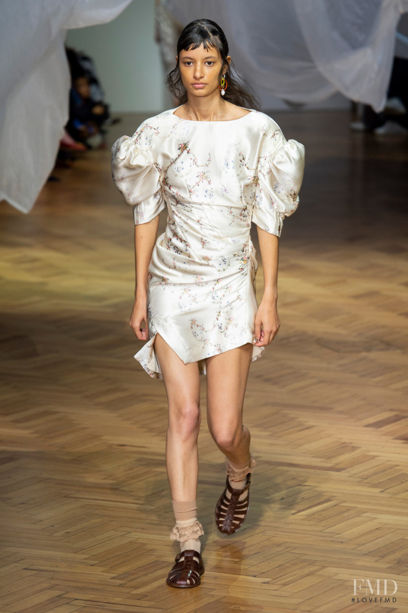 Oudey Egone featured in  the Preen by Thornton Bregazzi fashion show for Spring/Summer 2019