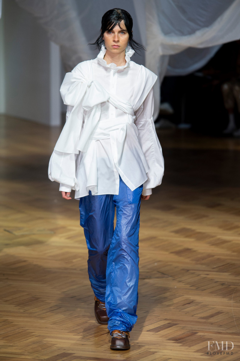 Willy Morsch featured in  the Preen by Thornton Bregazzi fashion show for Spring/Summer 2019