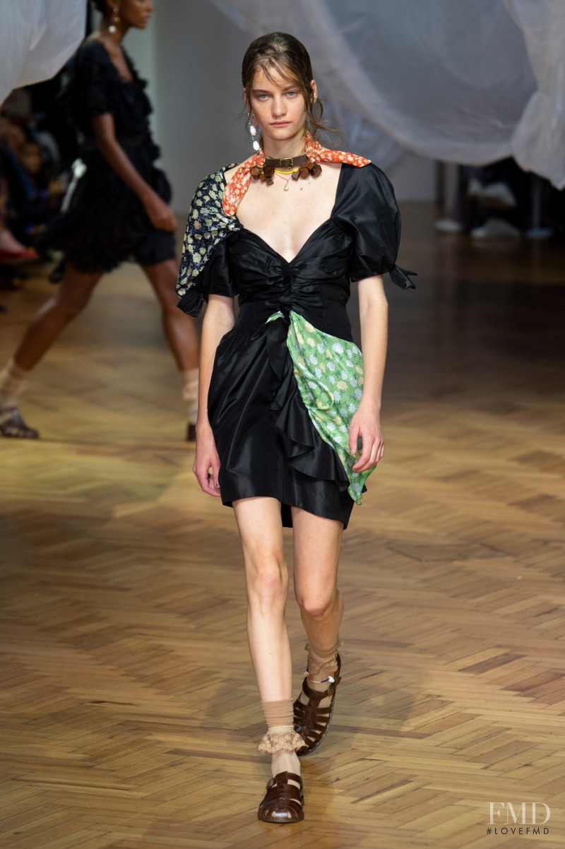 Alina Bolotina featured in  the Preen by Thornton Bregazzi fashion show for Spring/Summer 2019