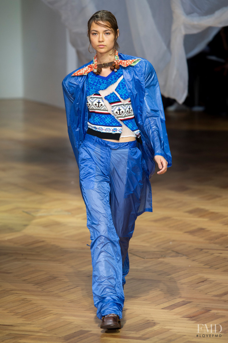Liva Reira featured in  the Preen by Thornton Bregazzi fashion show for Spring/Summer 2019