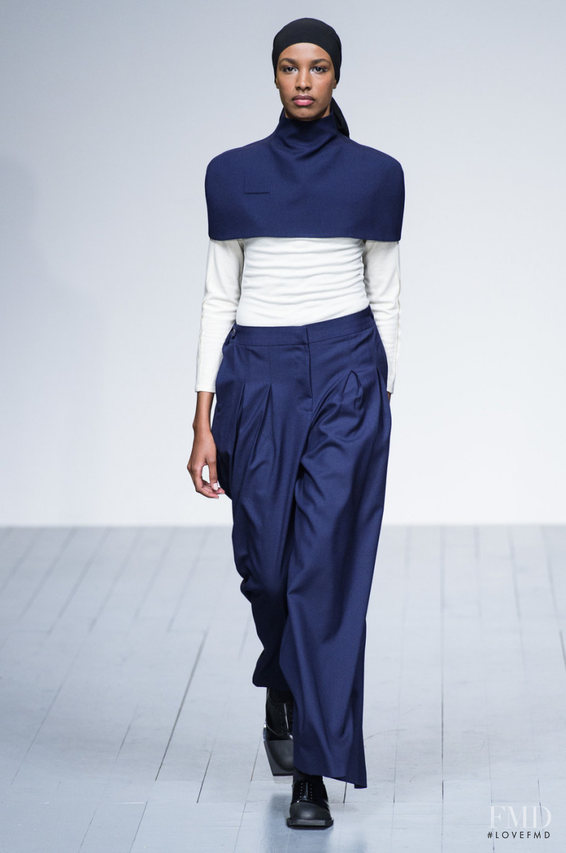 Ikram Abdi Omar featured in  the J JS Lee fashion show for Spring/Summer 2019